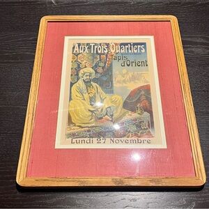 Vintage Framed Art Illustration